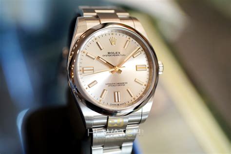 rolex op 34 silver